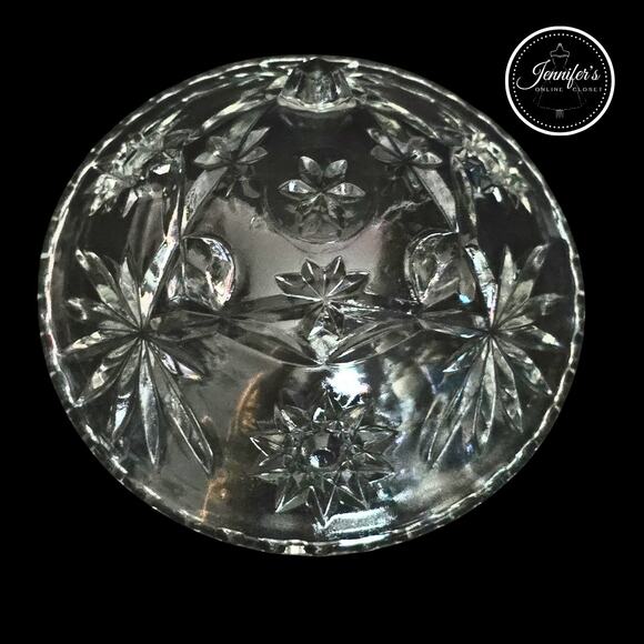 Anchor Hocking Vintage 60'/70's Clear Glass Bon-Bon Dish or Candy Dish - Picture 5 of 10